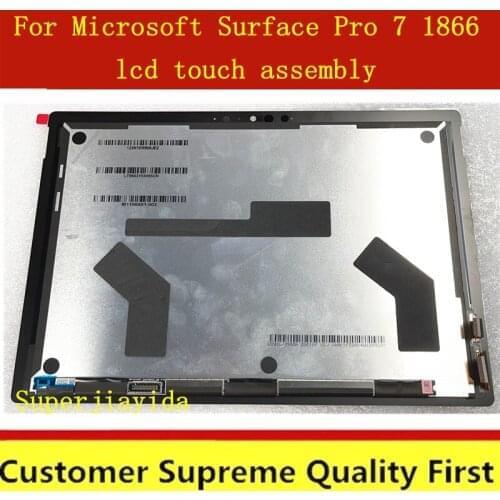 12.3” For Microsoft Surface Pro 7 1866 LCD Display Touch Screen Digitizer Assembly For Microsoft Surface Pro 7 Pro7 Lcd