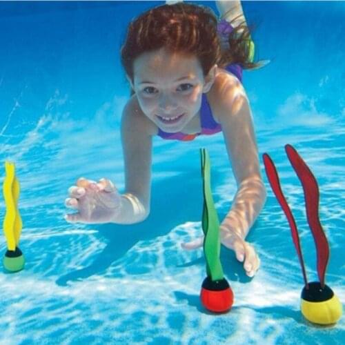 3Pcs Seaweed Diving Toy Bath Toy Underwater Toy Seaweed Toy Diving Training Toy N84E