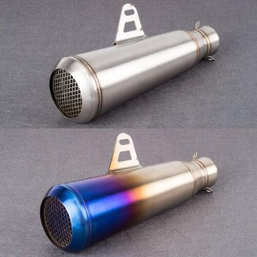 36-51mm Universal Motorcycle Exhaust Muffler Modified Exhaust Stainless Steel For Most Motorbike ATV gsx250r Z750 R6 MT03 R6