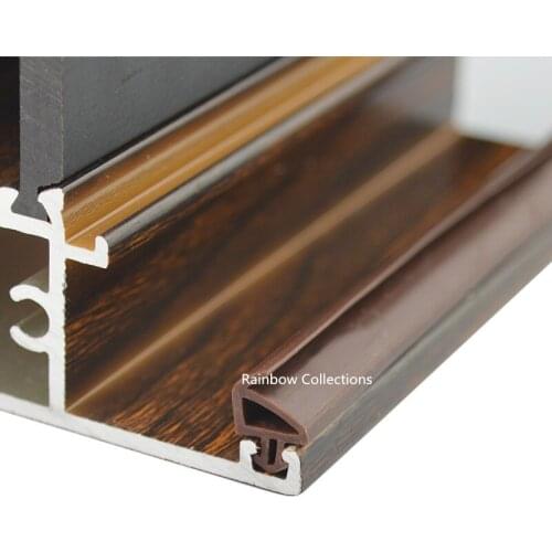 4.5*7mm 10M Silicone Rubber Wooden Door Crash Article Doors Sealing Trip Windproof Card Slot Capitales Free Ship
