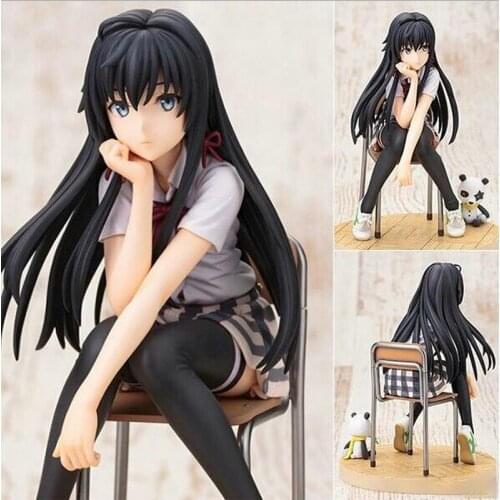 Yukinoshita Yukino Anime Action 14.5cm Figure Toys My Teen Romantic Comedy PVC Collection Figures Toys Car Decoration Kids Gift