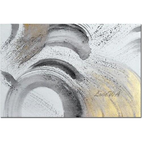 Unframed 100% Hand Painted Modern Home Wall Decoration Canvas Oil Painting Wall Art Abstract Painting Entrance Simple Design Art