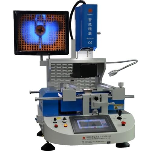 WDS-620 Infrared Hot air BGA Rework Station Reballing Machine with CCD Camera System for Motherboards Repairing