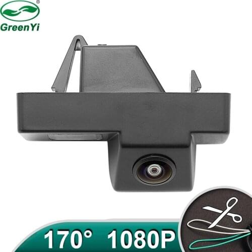 HD Vehicle AHD 1080P 170 Deg Fisheye Lens Car Rear View Backup Camera For Toyota Land Cruiser 100 Prado 120 Android DVD
