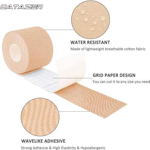 WorthWhile Kinesiology Tape Athletic Recovery Elastic Tape Kneepad Muscle Pain Relief Knee Pads Support for Gym Fitness Bandage