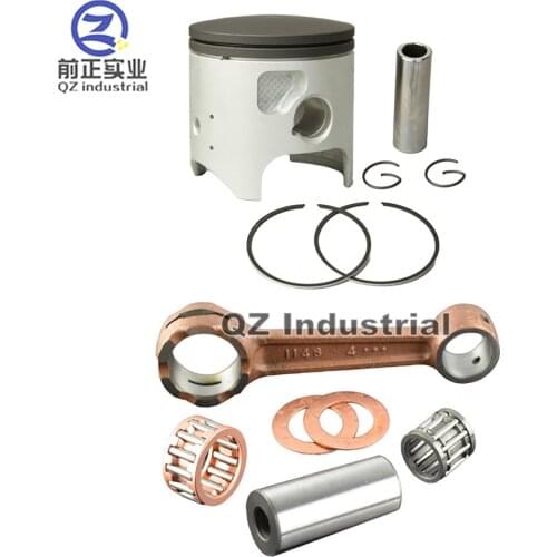 QZ industrial high quality for Kawasaki KDX200 KDX 200 1989-2005 motorcycle 66mm Connecting Rod + Piston and Rings Kit