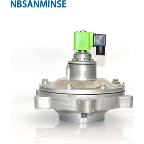 NBSANMINSE QD-Y Diaphragm Valve Pulse jet Valve SBFEC Type For Bag dust collector system G1-1/2 G2 G2-1/2 G3 G4 Submerged type