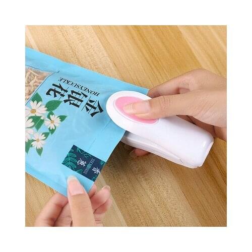Mini Heat Sealing Machine Household Hand Press Portable Magnetic Food Packing Sealer Snack Bags Sealing Gadgets Big Discount