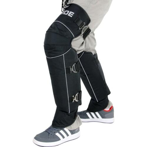 Non-slip Motorcycle Warm Kneepad Unisex Oxford Cloth Knee Pad Windproof Leg Cover Adjustable Winter Warm Kneepad Pernera Moto