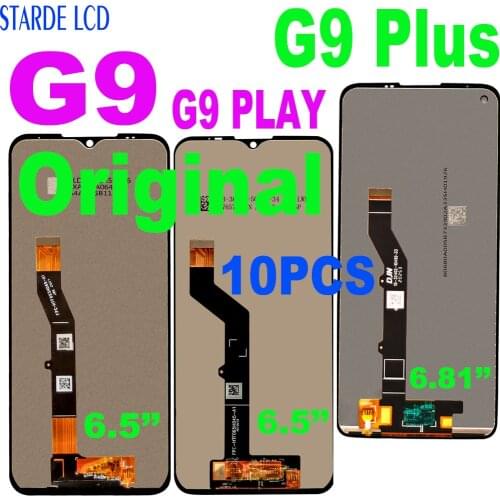 10PCS Original G9 LCD For Motorola Moto G9 Play LCD Display Touch Screen Digitizer Assembly For Moto G9 Plus LCD Replacement