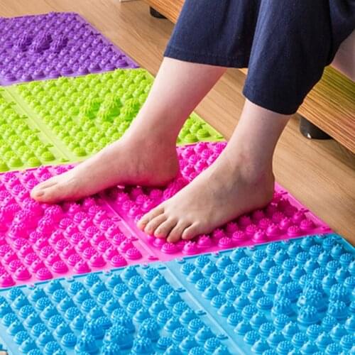 Foot Massage Pad Colorful Acupoint Massage Relax Feet Massagers Therapy Mat Massages Pad Slip-resistance Relieve Fatigue Tool