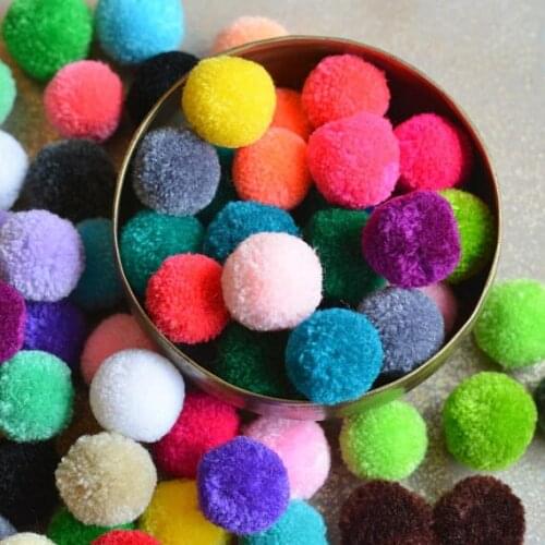 100pcs x 1.5cm-2.5cm Pom Poms, Earrings, Craft Pom Pom Balls, Choose Your Colors