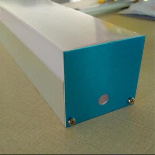 Shenzhen Supplier big size U shape aluminum profile with cover and end caps for led strip 2m/pcs 16m/lot free shipping cost