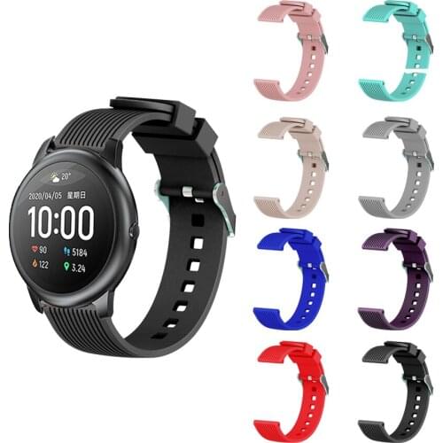 For Haylou Solar LS05 Wrist Strap Silicone Replacement Watch Band Bracelet for Xiaomi Haylou Solar Smart Watch Accessories Film