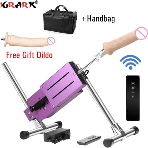 Wireless Remote Control Sex Machine Powerful Automatic Vibrator Erotic Toys For Women Men Adult 18+ Love Machine With Big Dildo