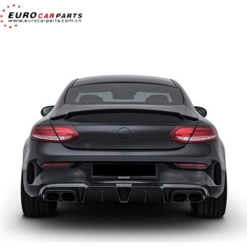 C63 coupe spoiler for C-class W205 C63 2014-2016year to B-style carbon fiber C63s spoiler