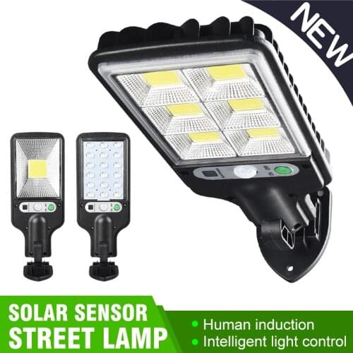 COB/LED Waterproof Solar Light Outdoor Solar Lamp Powered Sunlight Wall Light PIR Motion Sensor Street Light Garden Decoration