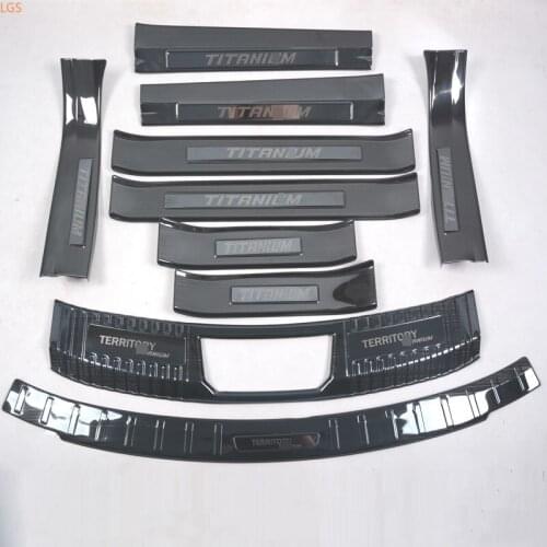 For Ford Territory 2019-2020 High-quality stainless steel Threshold bar Trunk guard threshold Shield Anti-scratch Car styling