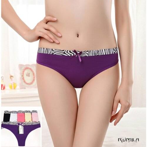 5color Cotton lace Womens Sexy Thongs G-string Underwear Panties Briefs For Ladies T-back bikini lingerie 6pcs/lot 87315