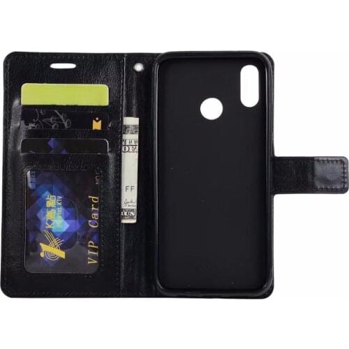 10pcs/lot free shipping Soft TPU + PU Leather Crazy Horse Wallet Case for Huawei P20/P20 PLUS/P20 Pro/P20 Lite/Nova 3E