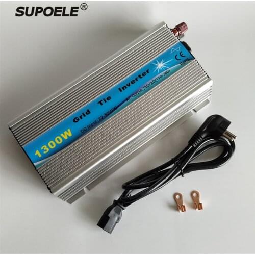 1000W 1300W MPPT Solar Grid Tie Micro Inverter Microinverter DC 18V 36V To AC 190-260V Or 120V On Grid Inversor