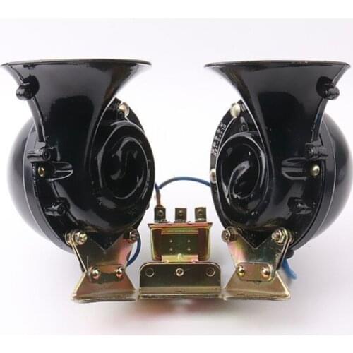 12v24v car truck bus dedicated two-tone big snail horn single-tone big snail horn honking siren electric horn