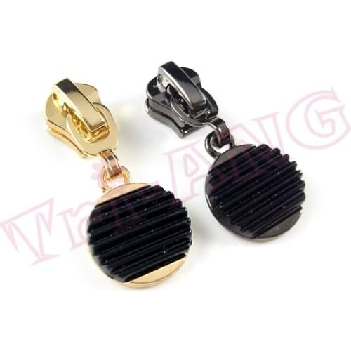 20pcs/lot, 5# Modern Round Zipper Sliders Luggage/Bags/Garment Accessories