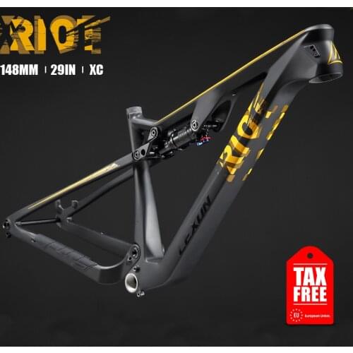 2021 LEXON Mountain Bicycle Frame XC Bike Frames Carbon Mountain Bike Full Suspension 29 Boost frame XC frame