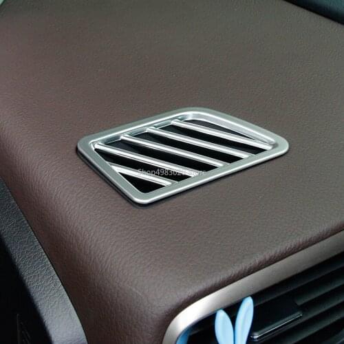 Car auto cover styling For Lexus RX 2016 2017 2018 ABS chrome front console air conditioning outlet air vent trim 2pcs