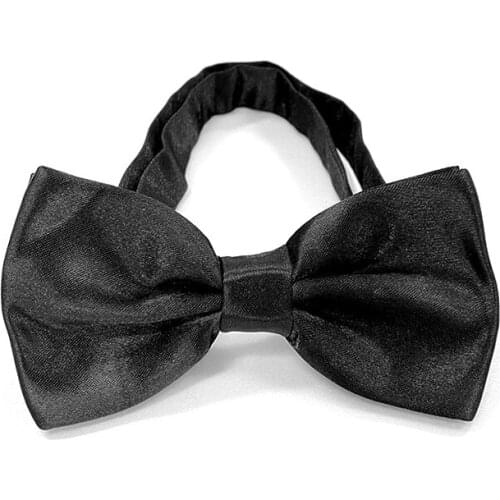 Black Latin Dance Tie For Boys Adujustable Ballroom Accessories Standard Competition Tie JL2190
