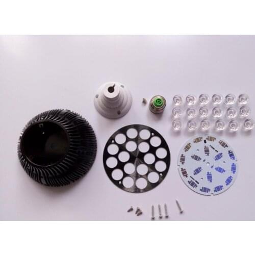 DIY LED PAR38 lamp kits light bulb par light shell suite parts led accessories e27 lamp holder 18W lamp parts