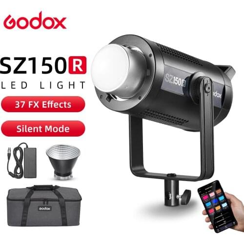 Godox SZ150R 150W RGB LED Video Light Bowens Mount 2500-6500K 2.4G Wireless X System For Photography Studio Tiktok Live youtube