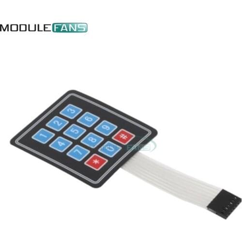 3x4 3*4 12 Key Matrix Array/Matrix Keyboard Membrane Switch Keypad For Arduino Diy Electronic kit