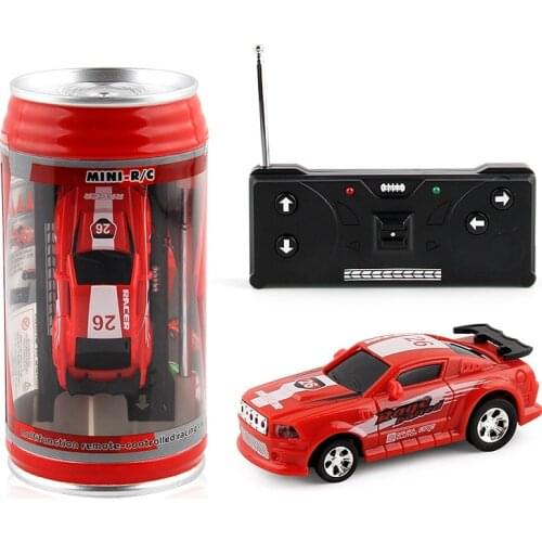 1:45 Remote Control MINI RC Car Battery Operated Racing Car Cans Pack Machine Drift-Buggy Bluetooth radio Controlled Toy Kid