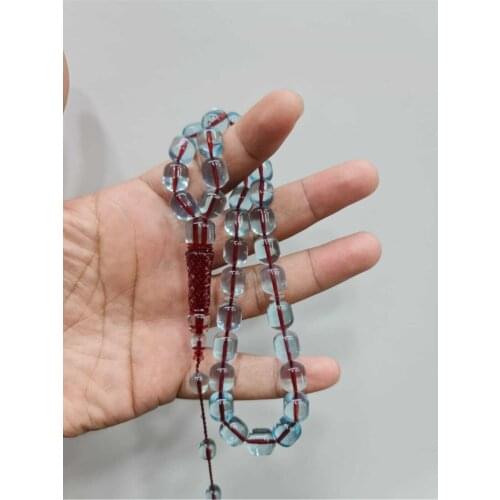 Islamic Tasbih Muslim Rosary Beads 33 Prayer Rosary For Men Bracelet For Men Accessory amber oltu amber stone Handmade Turkey