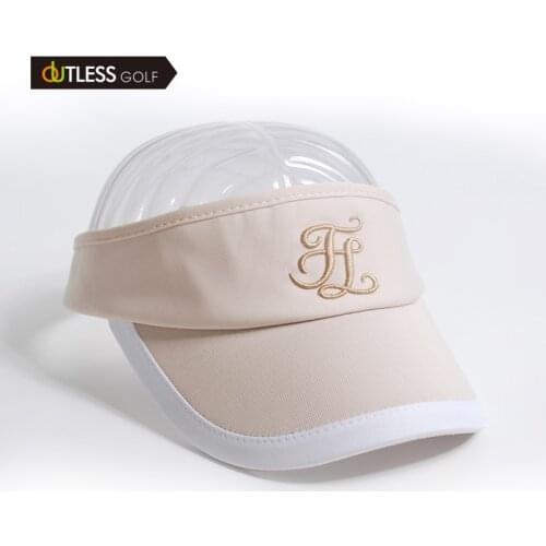 New fashion hat golf girl sun visor empty top hat sports cap