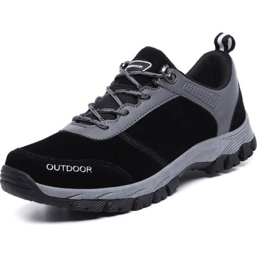 Autumn mens shoes outdoor hiking shoes non-slip wear-resistant mens casual sports shoes large size shoes
