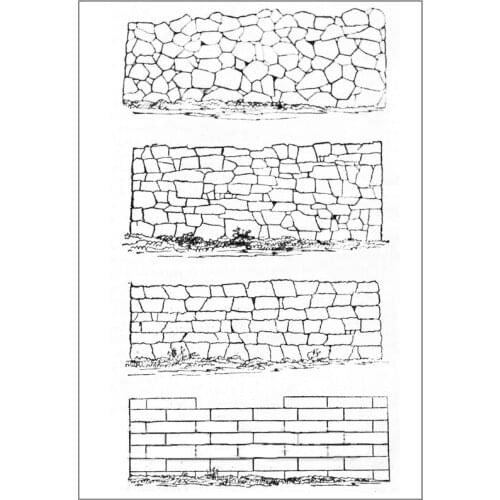 Wall Background DIY Silicone Clear Stamp Cling Seal Scrapbook Embossing Album Decor Craft