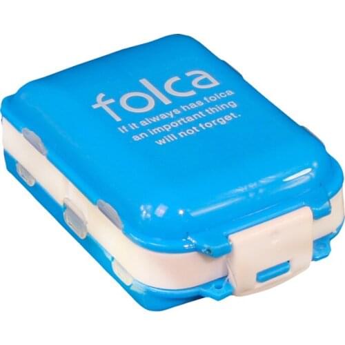 Folding Medicine Vitamin Drug Pills Box Makeup Storage Case Container Box Supplies Storage Boxes & Bins LBShipping