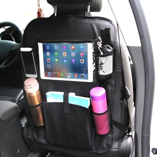 Universal Waterproof Oxford Car Seat Back Storage Bag Hanging Stowing Tidying Pouch Automobile Interior Accessories Supplies
