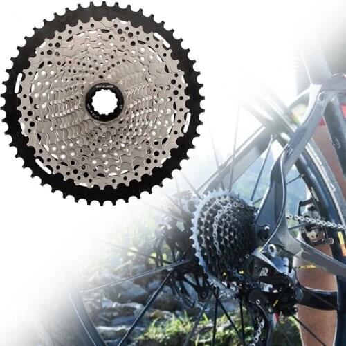 GUB CS13 speed bicycle freewheel thread Mountain bike black silver metal cassette large tooth flywheel Bicycle modified parts