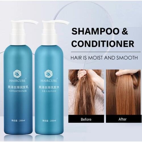 HAIRCUBE Repair Shampoo Conditioner Dyeing Damage Hair Care Gloss Intense Nourishing Set Prevent Men Women Hair Loss Shampoo
