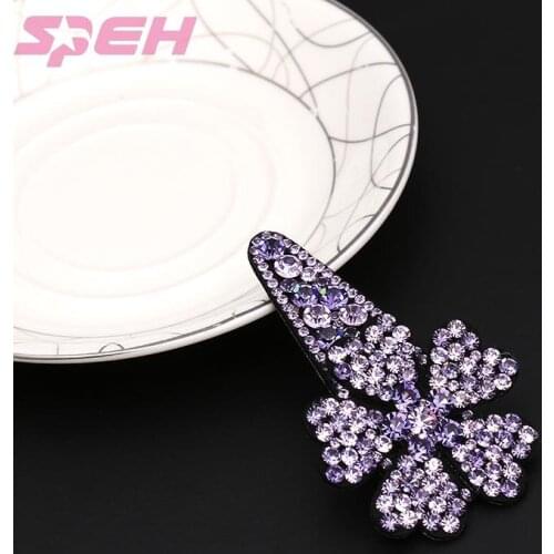 Hairpins flowers high-grade white-collar accessories hair accessories small bangs duckbill clip manufacturers wholesale