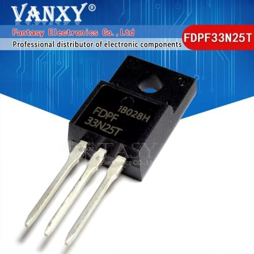 10pcs FDPF33N25T TO-220F FDPF33N25 TO220F FDPF16N50UT FDPF18N50 FDPF12N60N FDPF12N60 FDPF5N50UT FDPF5N50 FDPF7N50 FDPF51N25