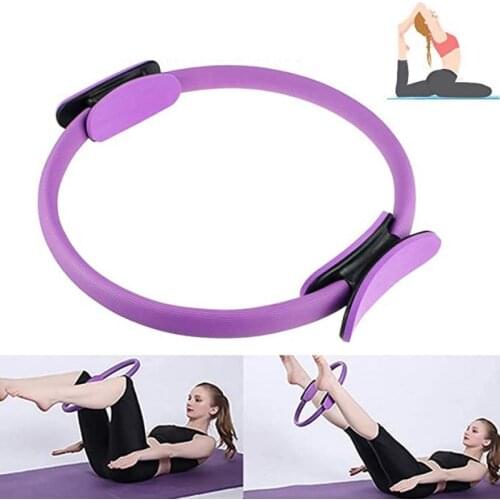 38cm Portable Non-Slip Fitness Yoga Circle Pilates Ring Home Fitness Sport Yoga Training Slimming Body Building Training