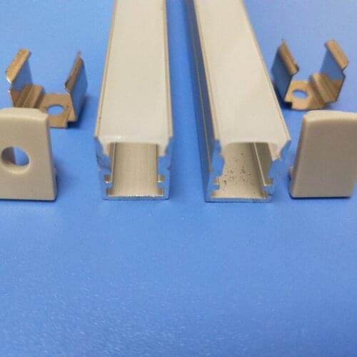 Good quality small size aluminium industrial profiles for u channel cover and end caps and clips are included Free Shiping