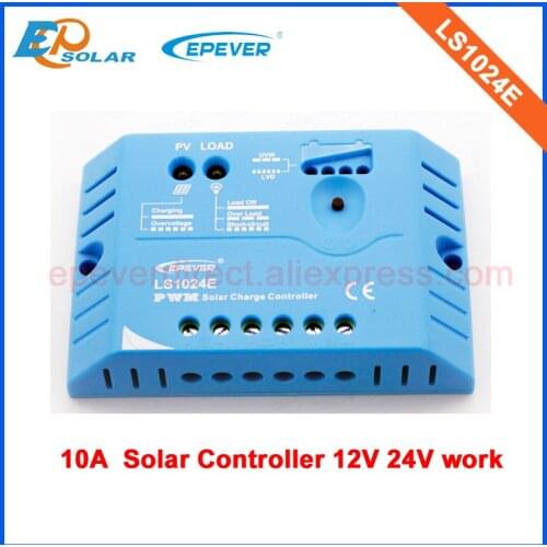 EPEVER economic Solar controller LS1024E 12V 24V auto work battery charging regulator mini solar panels system 10A 10amps