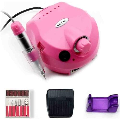 25000 RPM Electric Nail Drill Bits Set Mill Cutter Machine For Manicure Nail Ti ps Manicure Electric Nail Pedicure File