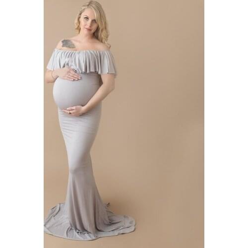 Maxi Maternity Dresses For Photo Shoot Clothes Maternity Photography Props Pregnancy Dress Photography Pregnant Women Vestidos