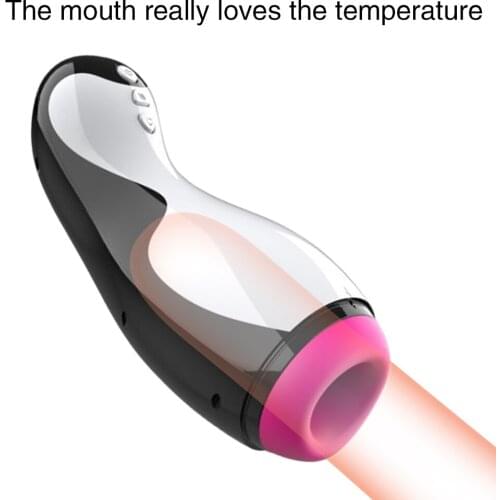 Sucking Masturbators Automatic Male Masturbation Cup Real Vibrator Deepthroat Pussy Vagina Adult Erotic Sex Toy for Men Sex shop